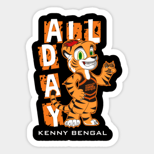 All Day Bengal Sticker